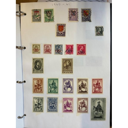 169 - Belgium early to modern colln. in album M&U. (100s) (A)