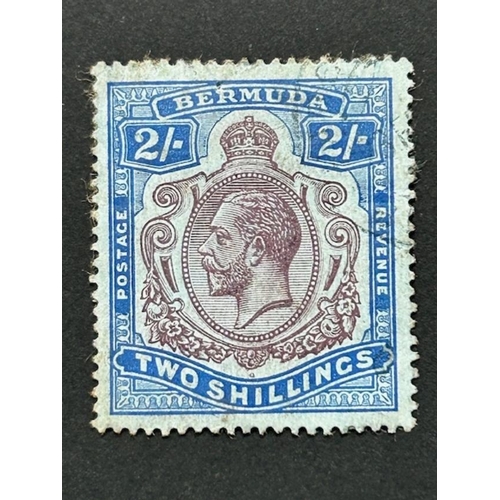 173 - Bermuda 1918-22 2/- cds used SG 51B. (1) (S)
