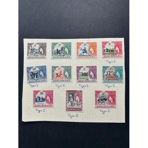 156 - Basutoland 1961 set, mint SG 58-68B. (11) (S)