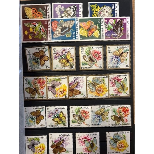 64 - Thematics - Butterflies in s/book. (100s) (A)