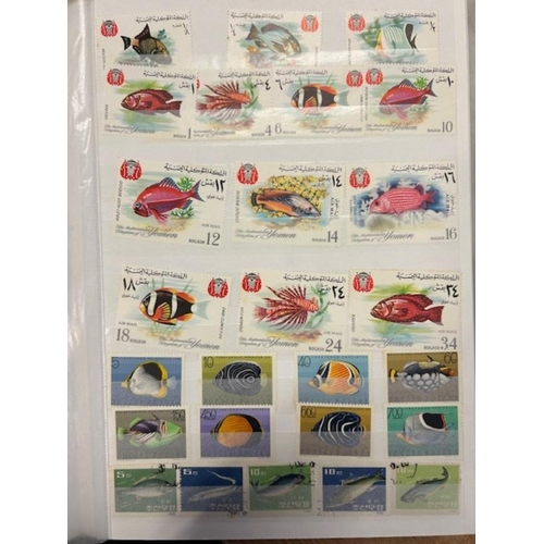 67 - Thematics - Fish M&U in s/book. (100s) (A)
