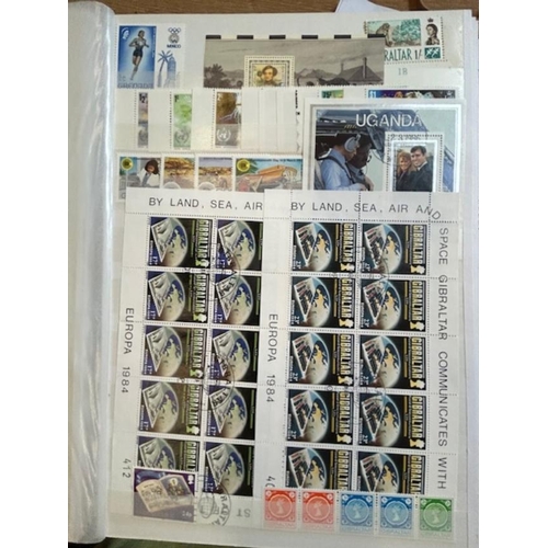 90 - Collections & Mixed Lots - Stock-book of Commonwealth M&U, mainly QE. (100s) (A)