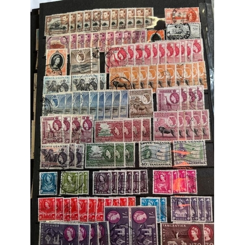 92 - Collections & Mixed Lots - 2 Stock-books of misc. Commonwealth, all periods. (100s) (2A)