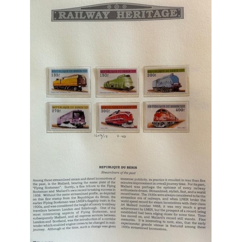 122 - Themes Railways unmounted mint few covers (A)