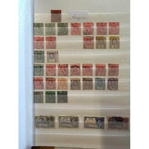 101 - Collections & Mixed Lots - Nigeria - St Kitts, most used ranges in s/book. Some dup in places. (A)