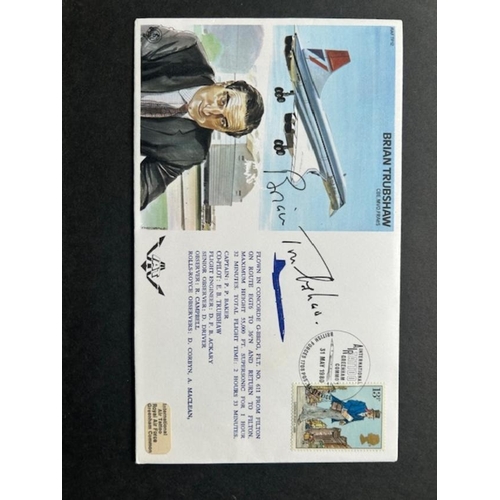 112 - Autographs 1980 RAF Museum cover RAF TP12 signed by Brian Trubshaw (1) (S)