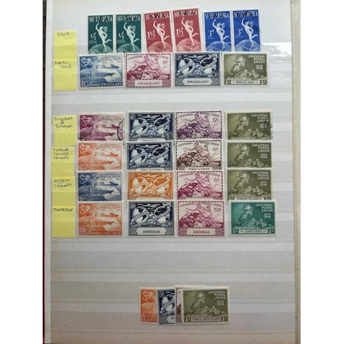 118 - Omnibus 1949 UPU, largely complete mint, 1937 Coronations m & u range, 1951 University etc (dzns) (E... 