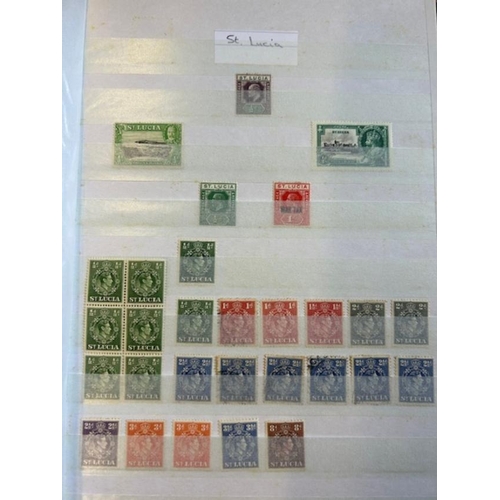 84 - Collections & Mixed Lots - Mixed St. Lucia - Seychelles. Ranges M&U. (A)