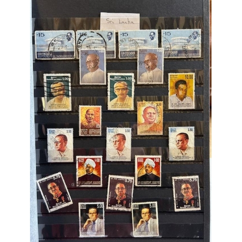 85 - Collections & Mixed Lots - Mixed Sri Lanka - Tanzania, mostly used ranges, little dupln. (A)