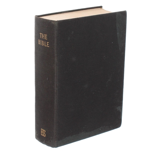 635 - Eric Clapton - The Bible, presented to Ian Symes, Form IV Art, July 1960, Hollyfield School, bearing... 