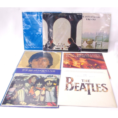 703 - Beatles related - seven various vinyl LPs to include The Beatles' 20 Greatest Hits, The Beatles' Bal... 