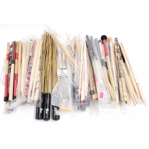 1532 - Quantity of new stock percussion sticks, wood shocks, stick brushes etc.