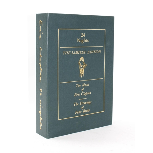 630 - Eric Clapton - Genesis Publications '24 Nights' limited edition book, number 2649, signed by Eric Cl... 