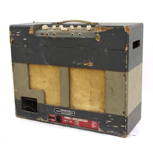 704 - Early 1960s Watkins Monitor guitar amplifier, made in England, driven by a Watkins Power 30 Drive Un... 