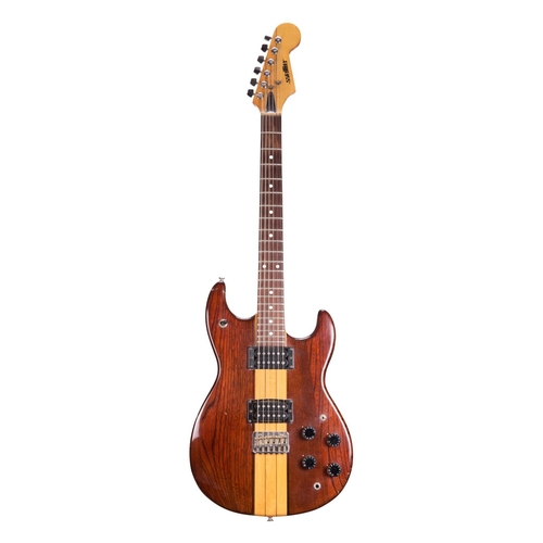 10 - Satellite 90 electric guitar, made in Japan, circa 1980; Finish: rosewood, various blemishes and din... 