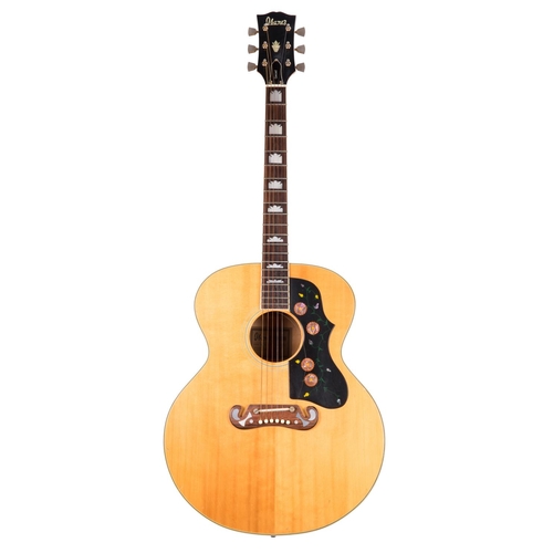 20 - 1970s Ibanez Concord 698M acoustic guitar, made in Japan; Finish: natural, various minor dings mainl... 