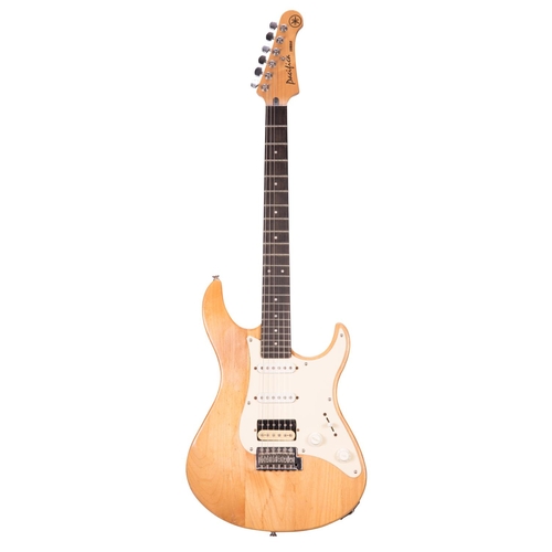 30 - Yamaha Pacifica electric guitar; Finish: natural, many blemishes and scratches; Fretboard: rosewood;... 