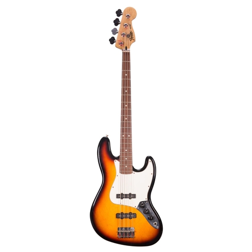 31 - 1998 Fender Jazz Bass guitar, made in Mexico, ser. no. MN81xxx96; Finish: sunburst, various blemishe... 