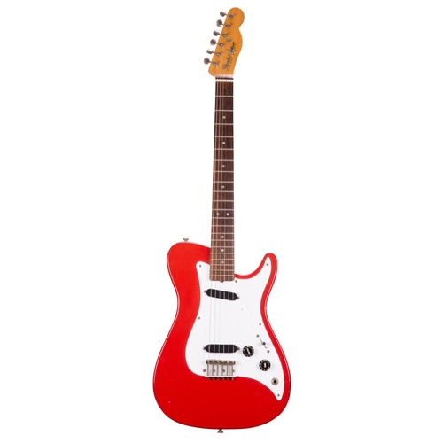 39 - 1981 Fender Bullet electric guitar, made in USA, ser. no. 1xxxx4; Finish: red, surface scratches and... 