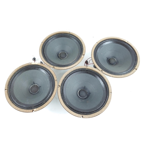 612 - Set of four Celestion G12S 12