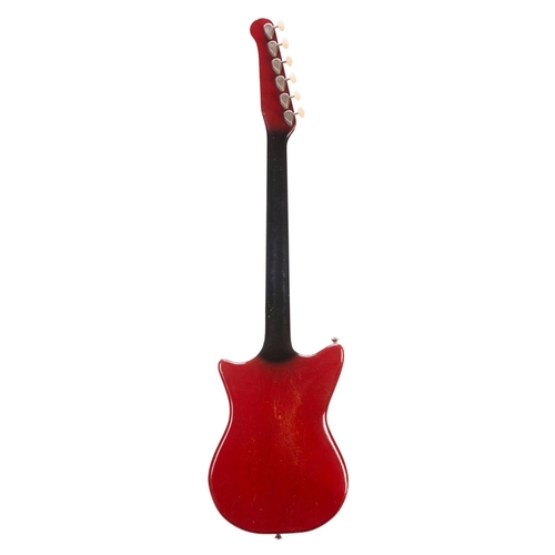 103 - *Gary Moore - Burns Sonic Model electric guitar, made in England, circa 1962; Finish: red, imperfect... 