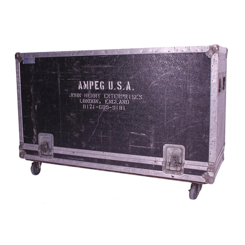 125 - Gary Moore - Ampeg SVT-810E 8 x 10 amplifier cabinet, made in USA, ser. no. BQWDN50065, re-badged wi... 