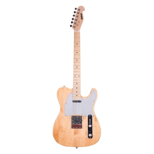 426 - Indie Bulls Eye electric guitar, made in Korea; together with a Hodson Telecaster type electric guit... 