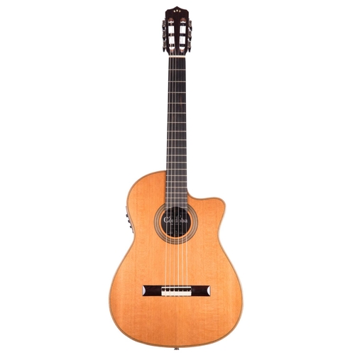 466 - Cordoba Fusion Series Twelve Orchestra CE electro-classical guitar; Back and sides: rosewood, minor ... 