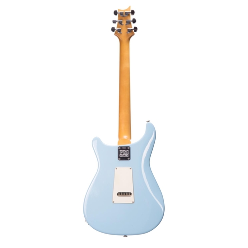 54 - 1991 PRS EG-4 electric guitar, made in USA, ser. no. 1xxxxx; Finish: baby blue (very rare non-catalo... 