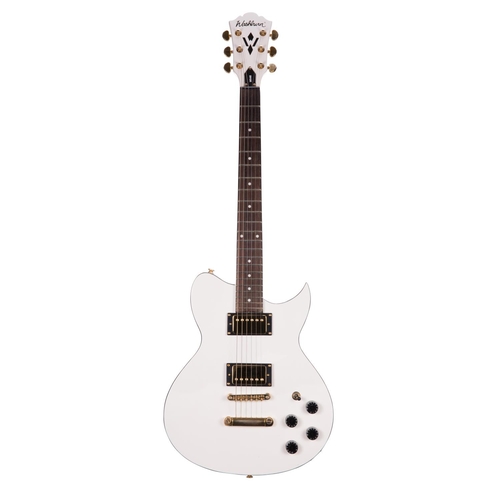 73 - 2006 Washburn WI46 electric guitar, made in China, ser. no. 06xxxx13; Finish: white; Fretboard: rose... 