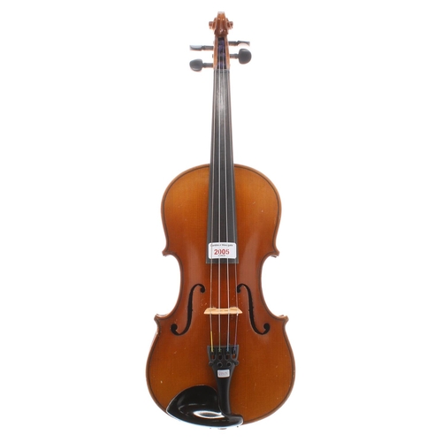 2005 - Mid 20th century German violin, 14 1/4', 36.20cm