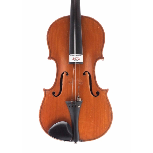 2473 - French violin by and labelled H. Blaise..., 14