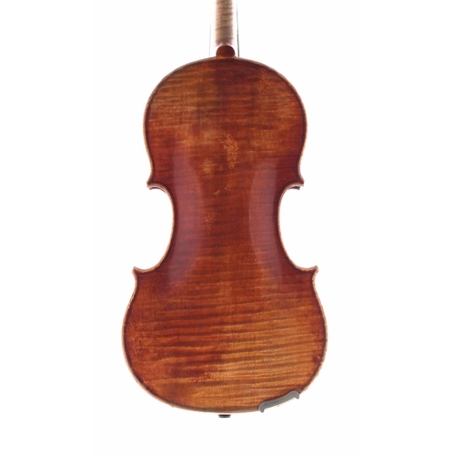 2478 - Violin labelled Joseph Hel, Luthier á Lille 1902; also stamped Exposition Universelle Paris 1829 Med... 