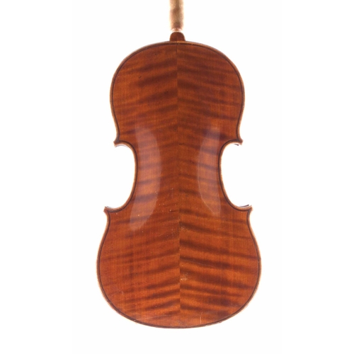 2479 - Good French violin by and labelled Ch.J.B. Collin-Mezin, Luthier á Paris, Rue du Faubg Poissonniere,... 