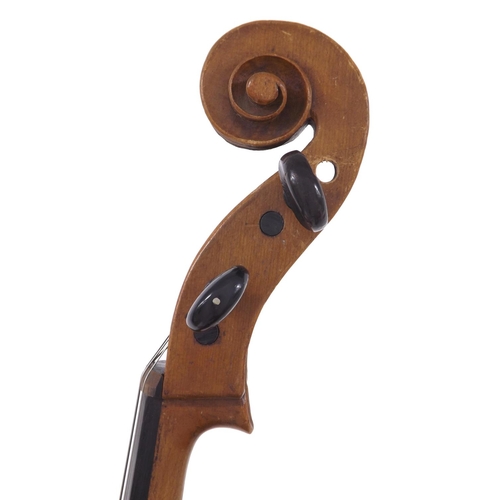 2505 - Early 20th century German violoncello, 29 1/2