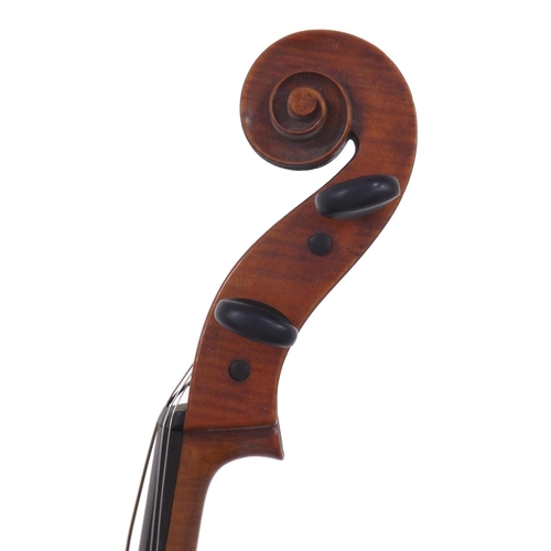 2506 - Early 20th century German violoncello, 29 7/8