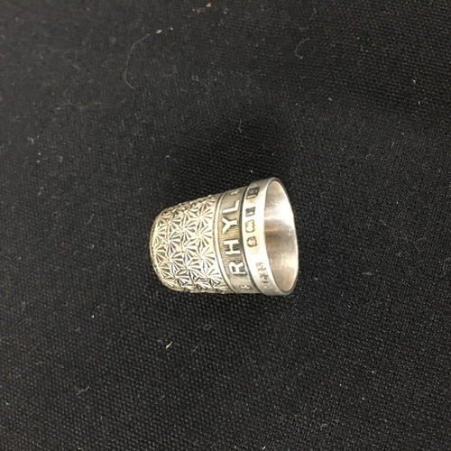 287 - Collection of ten silver thimbles (10)