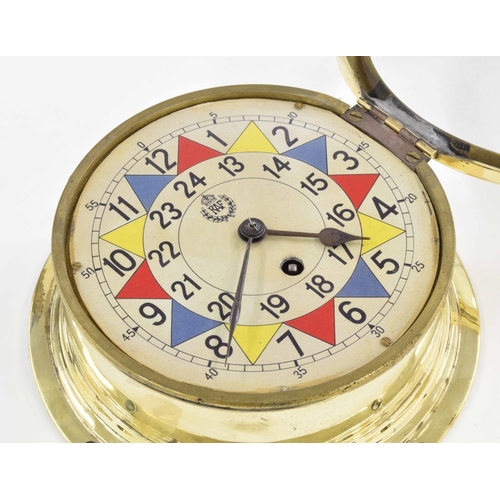 2601 - Small RAF bulkhead sector wall clock, the 6