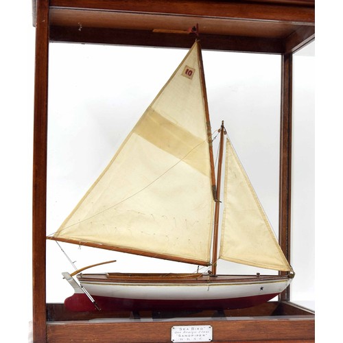 Good model pond yacht - 'Seabird Half Rater' - one design class sailing ...
