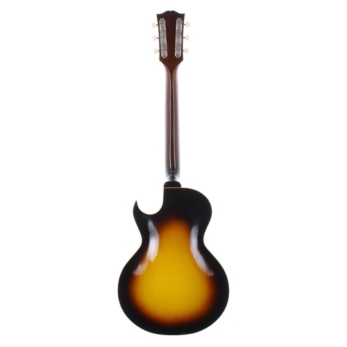 9 - 1955 Gibson ES-140 3/4 electric guitar, made in USA, factory order no. Wxxx0; Finish: sunburst, lacq... 