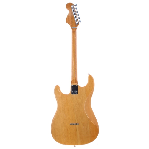 82 - 1970s Kay K-32 electric guitar, made in Taiwan; Finish: natural, dings and minor marks; Fretboard: m... 