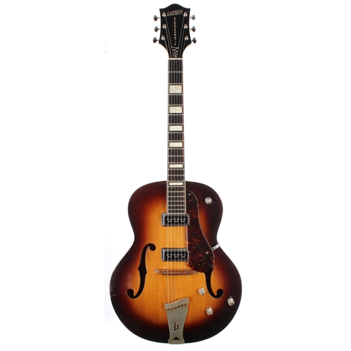 73 - 1953 Gretsch 6187-8 Electro II hollow body electric guitar, made in USA, ser. no. 8xx7; Finish: sunb... 