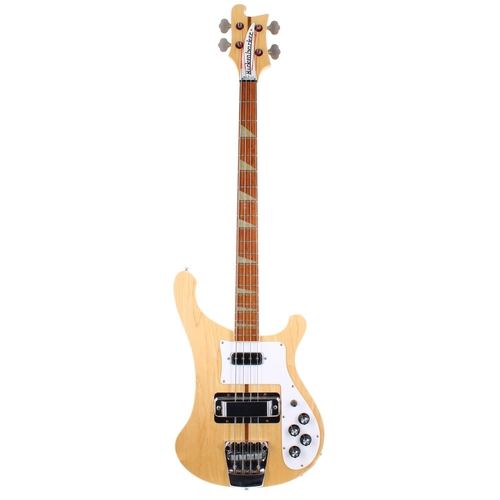 68 - 1976 Rickenbacker 4001 bass guitar, made in USA, ser. no. Pxxxx6; Finish: maple glow, minor dings; F... 