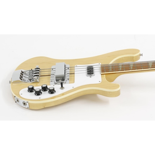 68 - 1976 Rickenbacker 4001 bass guitar, made in USA, ser. no. Pxxxx6; Finish: maple glow, minor dings; F... 