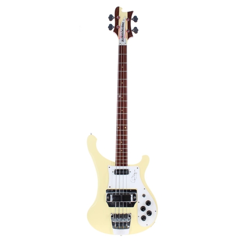 69 - 1991 Rickenbacker Chris Squire Limited Edition bass guitar, made in USA, ser. no. Jxxxx3; Finish: iv... 