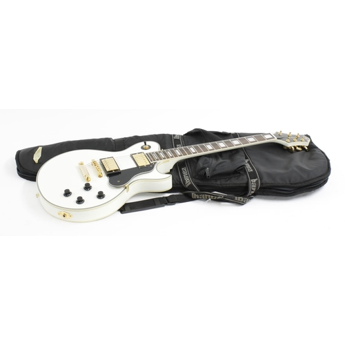 106 - 2004 Samick Greg Bennett Design Avion electric guitar, made in Korea; Finish: pearlescent white; Fre... 