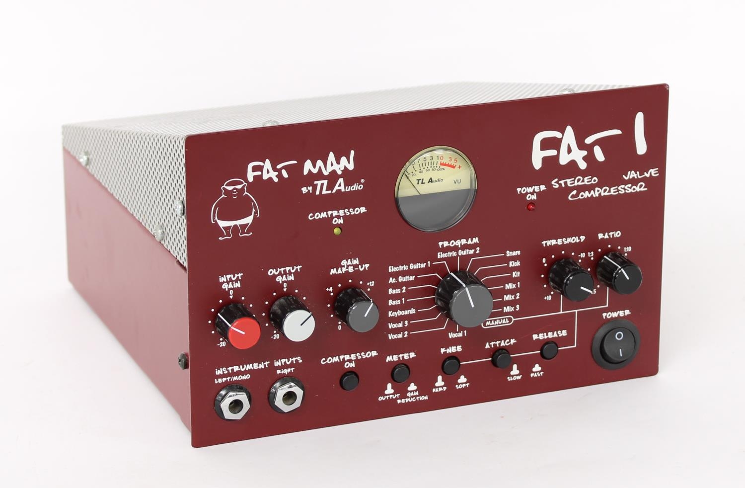 TL Audio Fat Man Fat 1 stereo valve compressor unit, with power