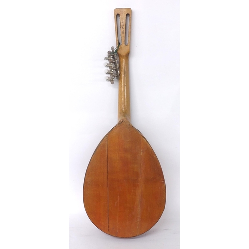 1218 - Eight string mandola in need of restoration