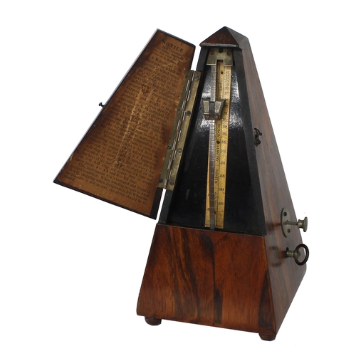 1261 - Maelzel rosewood pyramid metronome