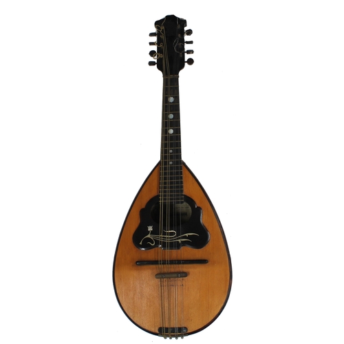 1268 - Neapolitan mandolin by and labelled Cav Giov de Meglio...Napoli 1911, Mod. 1, no. 17065; also signed... 